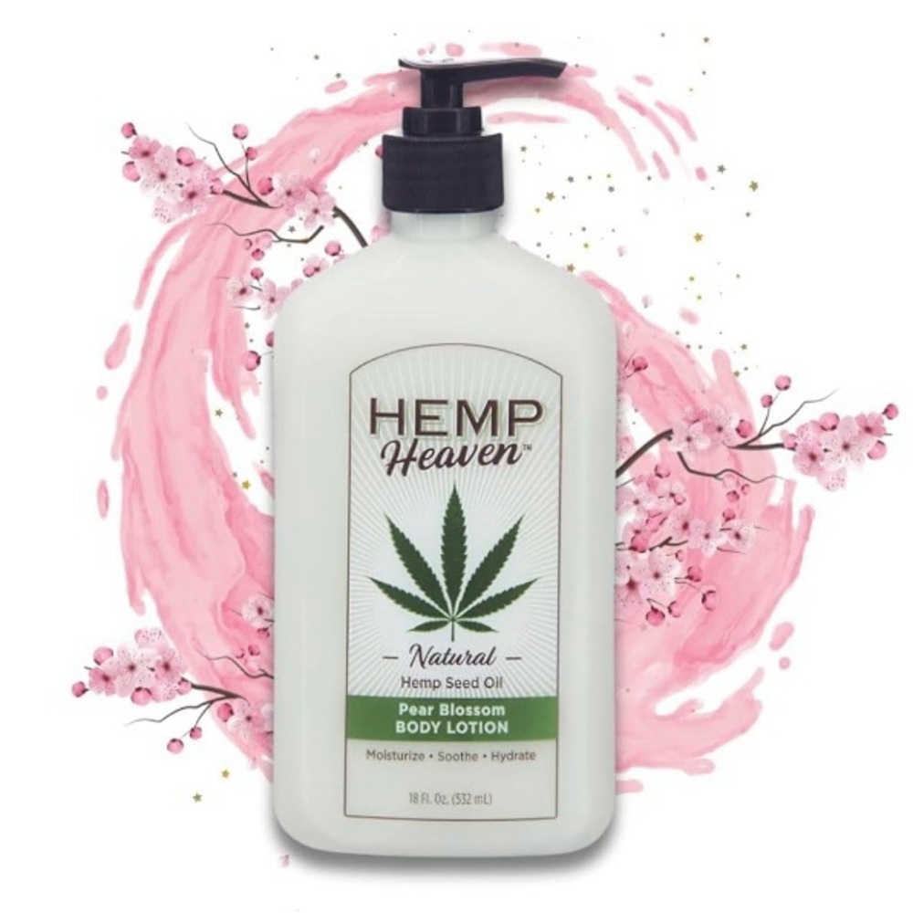 NEW- Hemp Heaven- Natural Pear Blossom Body Lotion -